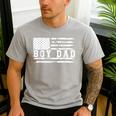 Proud Dad Of Boy Father Of Boys For Dad Xmas Fathers Day Men's Casual T-Shirt Sport Grey