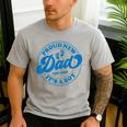 Proud New Daddy It's A Boy Dad To Be 1st Time Father Men's Casual T-Shirt Sport Grey