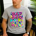 Rad Dad 80s Throwback Men's Casual T-Shirt Sport Grey