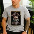 Rad Dad Society Cool Dad Club Dad Life Tee Fathers Day Men's Casual T-Shirt Sport Grey
