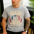 Retired Car Mechanic Tool Retirement Dad Grandpa Men Men's Casual T-Shirt Sport Grey
