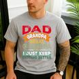 Retro Dad Grandpa Great Grandpa I Just Keep Getting Better Men's Casual T-Shirt Sport Grey Retro Dad Grandpa Great Grandpa I Just Keep Getting Better Men's Casual T-Shirt Sport Grey