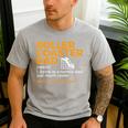 Roller Coaster Dad Definition Best Dad Ever Men's Casual T-Shirt Sport Grey