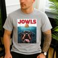 Rottie Rottweiler Jowls Burger Giant Tank Dog Mom Dad Men's Casual T-Shirt Sport Grey