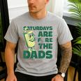 Saturdays Are Fore The Dads Golf Men's Casual T-Shirt Sport Grey