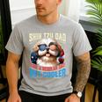 Shih Tzu Dad Like A Regular Dad But Cooler Dog Father's Day Men's Casual T-Shirt Sport Grey