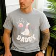 Silly Daddy Silly Goose Dad Birthday Family Matching Party Men's Casual T-Shirt Sport Grey