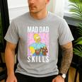 The Simpsons Father's Day Mad Dad Skills Homer Poster Men's Casual T-Shirt Sport Grey