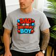 Spider Birthday Party Dad Of The Birthday Boys Spider Webs Men's Casual T-Shirt Sport Grey Spider Birthday Party Dad Of The Birthday Boys Spider Webs Men's Casual T-Shirt Sport Grey