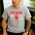 Spider Dad Spidey Birthday Family Matching Kid Daddy Spiders Men's Casual T-Shirt Sport Grey