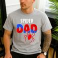 Spiders Dad Matching Family Birthday Father's Day Men's Casual T-Shirt Sport Grey Spiders Dad Matching Family Birthday Father's Day Men's Casual T-Shirt Sport Grey