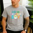 Star Wars Grogu Mandalorian Toon Dad Of The Birthday Boy Men's Casual T-Shirt Sport Grey