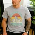 Strong Dad Workout Weight Lifting Father's Day Men's Casual T-Shirt Sport Grey