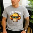 Stud Muffin Muffin Lover Dad Boyfriend Men Boys Men's Casual T-Shirt Sport Grey Stud Muffin Muffin Lover Dad Boyfriend Men Boys Men's Casual T-Shirt Sport Grey