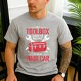 My Toolbox Costs More Than Your Car Mechanic Dad Rrepair Guy Men's Casual T-Shirt Sport Grey