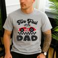 Two Fast Dad Of The Birthday Boy Racing Car Family Men's Casual T-Shirt Sport Grey