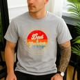 I Have Two Titles Dad & Grandpa I Rock Them Both For Grandpa Men's Casual T-Shirt Sport Grey