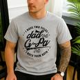 I Have Two Titles Dad And G-Pa For Grandpa G-Pa Men's Casual T-Shirt Sport Grey