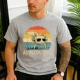 Vintage Axolotl Dad Axolotl Lovers Daddy Father's Day Men's Casual T-Shirt Sport Grey Vintage Axolotl Dad Axolotl Lovers Daddy Father's Day Men's Casual T-Shirt Sport Grey