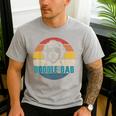 Vintage Best Doodle Dad Ever Father's Day Golden Doodle Men's Casual T-Shirt Sport Grey