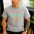 Vintage Cool Dog Dads Club Father's Day Dog Lover Men's Casual T-Shirt Sport Grey