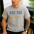 Vintage Dad Tax Definition Men Father's Day Men's Casual T-Shirt Sport Grey