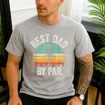 Vintage Disc Golf Dad Best Dad By Par Disk Golf Men's Casual T-Shirt Sport Grey