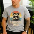 Vintage Raccoon Dad Raccoon Lovers Daddy Father's Day Men's Casual T-Shirt Sport Grey Vintage Raccoon Dad Raccoon Lovers Daddy Father's Day Men's Casual T-Shirt Sport Grey