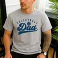 Volleyball Dad Daddy Father's Day Men's Casual T-Shirt Sport Grey