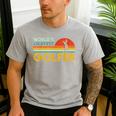 Worlds Okayest Golfer Retro Golf Joke Dad Men Women Kids Men's Casual T-Shirt Sport Grey Worlds Okayest Golfer Retro Golf Joke Dad Men Women Kids Men's Casual T-Shirt Sport Grey