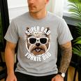 Yorkie Dad Father’s Day Yorkshire Terrier Dog Dad Men's Casual T-Shirt Sport Grey