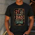 21st Birthday For Dad 21 Year Old Child Son Daughter Men's Casual T-Shirt Dark Grey