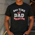 2nd Second Time Dad It's a Girl Gender Reveal Dad Of 2 Kids Men's Casual T-Shirt Dark Grey