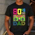 80s Dad 1980s Fashion Eighties Theme Outfit Fathers Day 80's Men's Casual T-Shirt Dark Grey