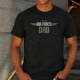 Air Force Dad United States US Air Force Father's Day 2023 Men's Casual T-Shirt Dark Grey