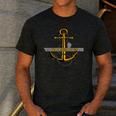 Aircraft Carrier USS America CVA-66 Veterans Day Dad Son Boy Men's Casual T-Shirt Dark Grey