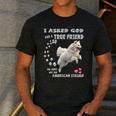 American Eskimo Dog Mom Eskie Dad Art Eskie Lover Quote Men's Casual T-Shirt Dark Grey American Eskimo Dog Mom Eskie Dad Art Eskie Lover Quote Men's Casual T-Shirt Dark Grey
