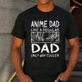 Anime Dad Like A Regular Dad Only Way Cooler Anime Men's Casual T-Shirt Dark Grey