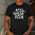 Anti Social Dads Club Dad Life Father's Day Men's Casual T-Shirt Dark Grey