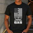 Army Dad Shirt My Son Has Your Back Proud National Guard Dad Men's Casual T-Shirt Dark Grey