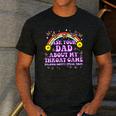 Ask Your Dad My Throat Game Embarrassing Adult Humor Men's Casual T-Shirt Dark Grey