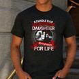 Asshole Dad And Smartass Daughter Best Friend For Life Men's Casual T-Shirt Dark Grey