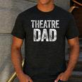 Theatre Dad Shirt Men Thespian Actor Fathers Day Men's Casual T-Shirt Dark Grey