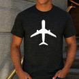 Aviation Geek Airplane Pilot Dad Husband Father's Day Xmas Men's Casual T-Shirt Dark Grey
