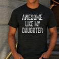 Awesome Like My Daughter Father's Day Dad Men's Casual T-Shirt Dark Grey Awesome Like My Daughter Father's Day Dad Men's Casual T-Shirt Dark Grey