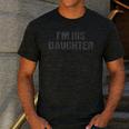 Awesome Like My Daughter I'm His Daughter Dad Daughter Men's Casual T-Shirt Dark Grey