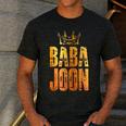 Baba Joon Persian Dad Iran Quote Iranian Fathers Day Men's Casual T-Shirt Dark Grey