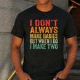 Baby Twins For Pregnant Mum Dad Men's Casual T-Shirt Dark Grey