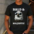 Bald & Majestic Sexy Bald Guy Dad Men's Casual T-Shirt Dark Grey