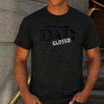 Bank Of Dad Closed Father's Day Men's Casual T-Shirt Dark Grey